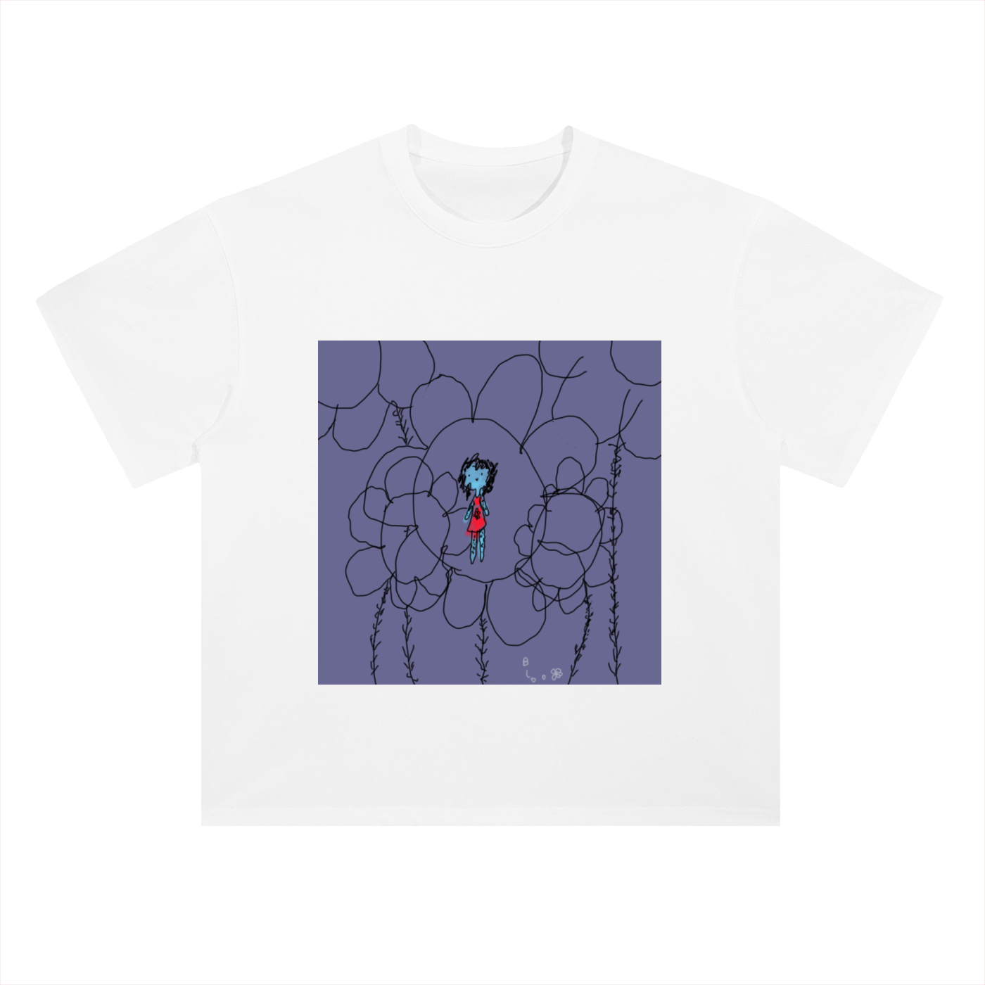 Heavyweight Drop Shoulder Cotton T-Shirt