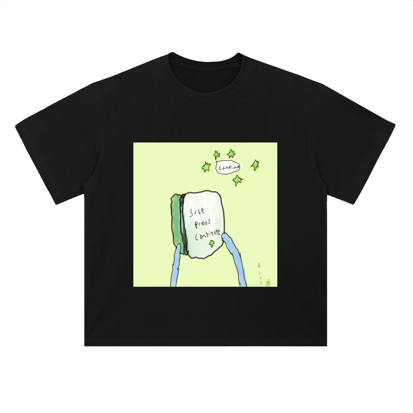 Heavyweight Drop Shoulder Cotton T-Shirt
