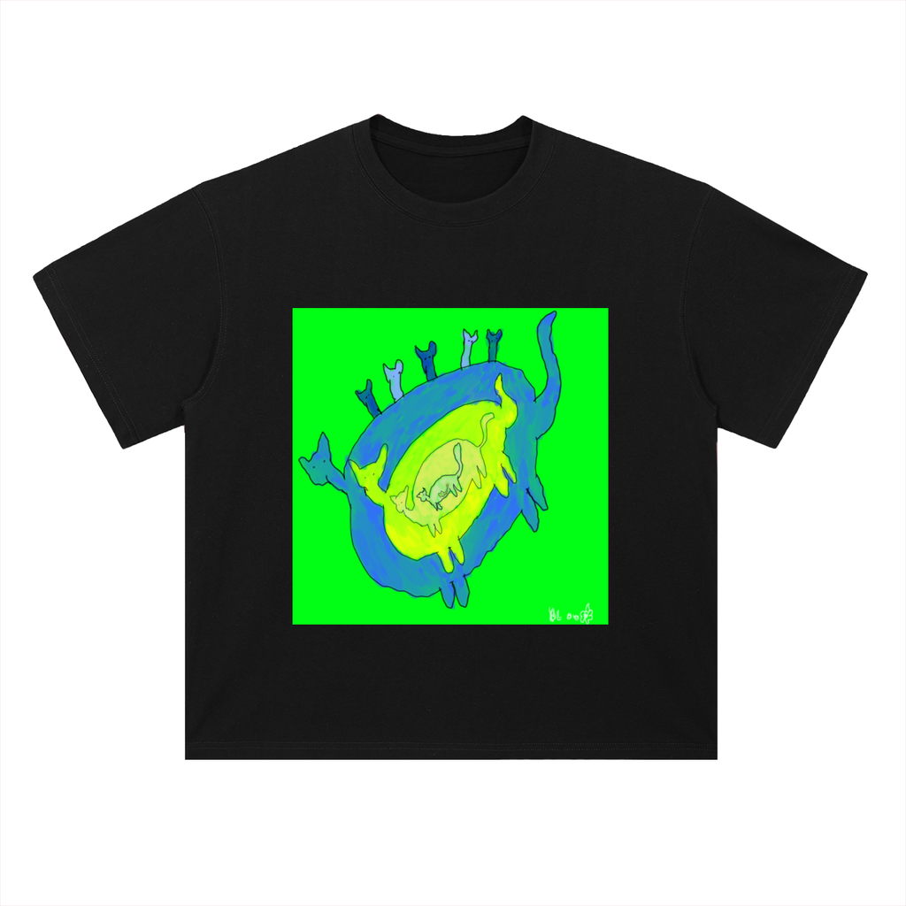 Heavyweight Drop Shoulder Cotton T-Shirt