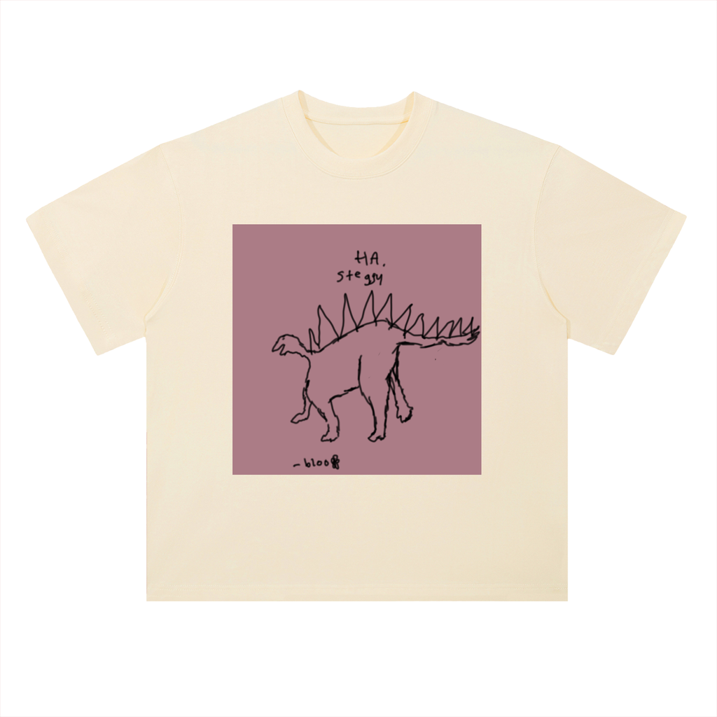 Heavyweight Drop Shoulder Cotton T-Shirt