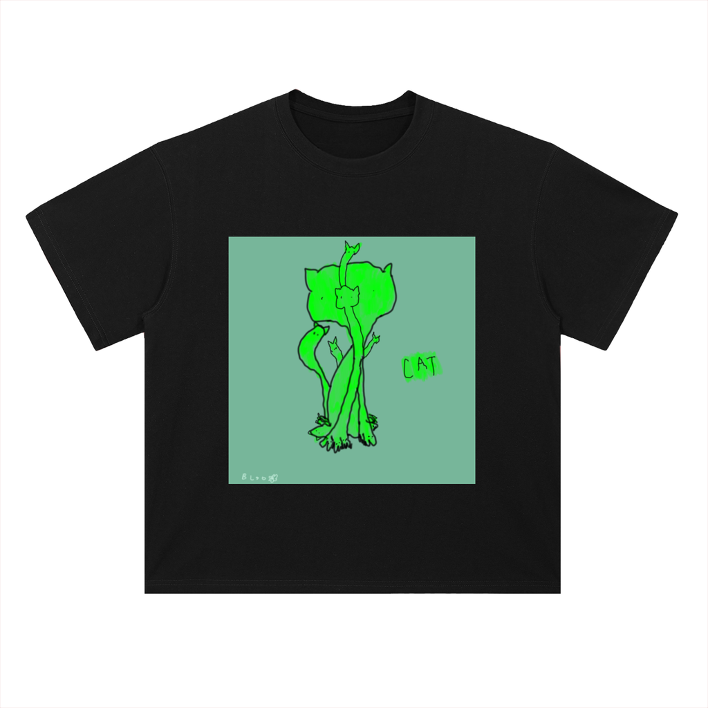 Heavyweight Drop Shoulder Cotton T-Shirt