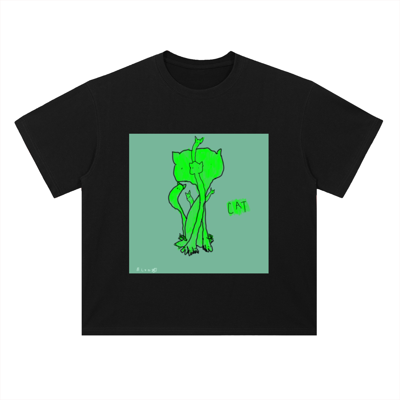 Heavyweight Drop Shoulder Cotton T-Shirt