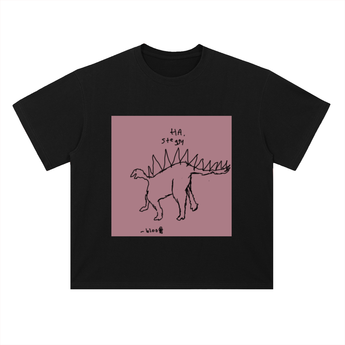 Heavyweight Drop Shoulder Cotton T-Shirt