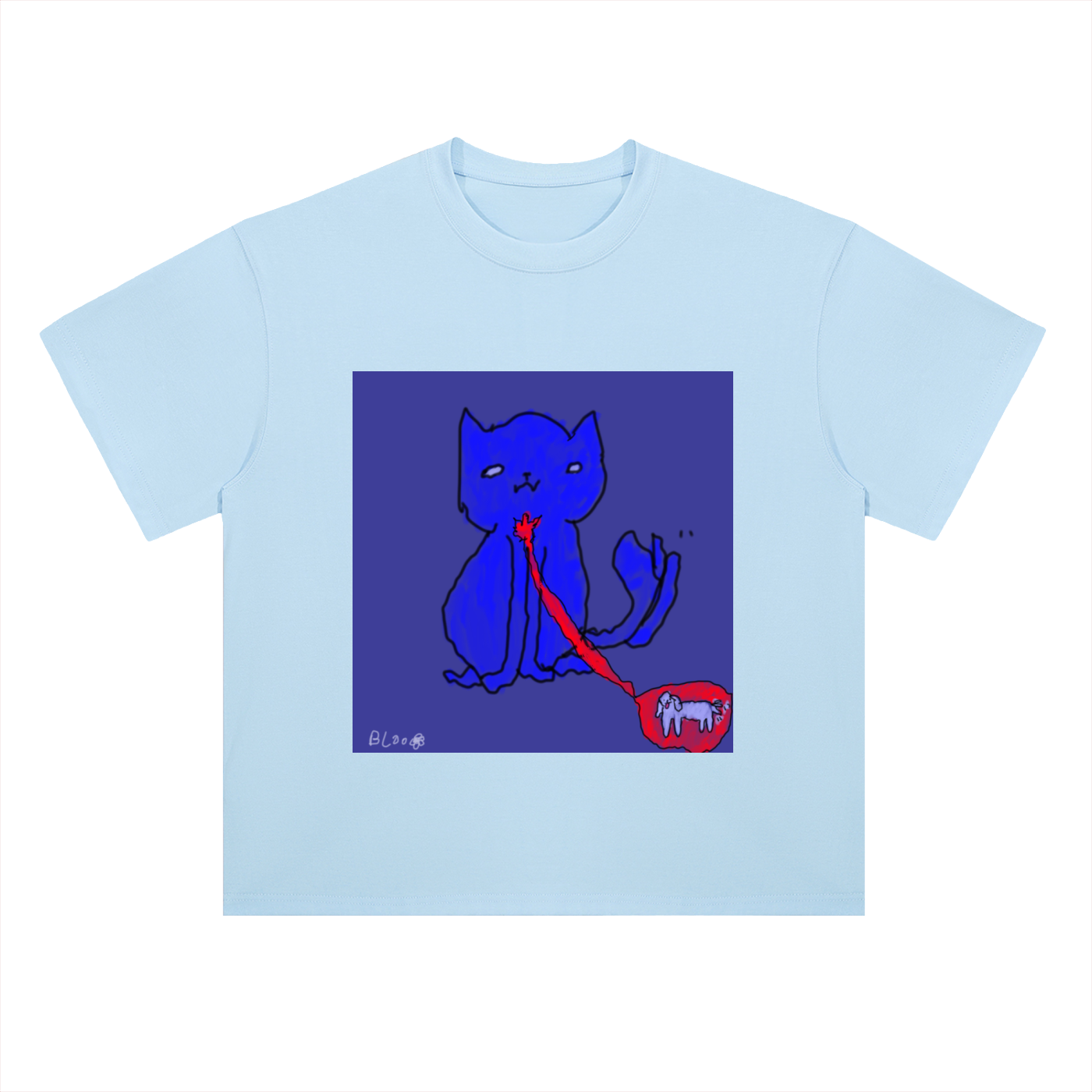 Heavyweight Drop Shoulder Cotton T-Shirt